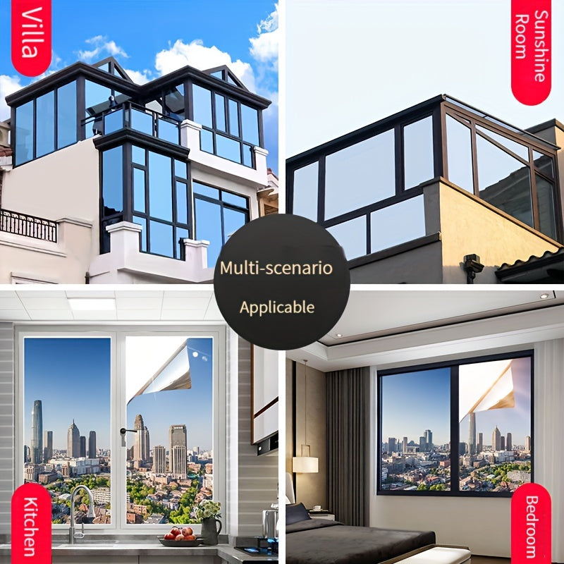 Privacy Reflective Window Film UV Protection Heat Insulation