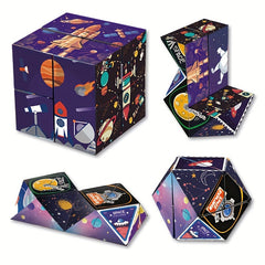3D Infinite Deformation Cube Toy for Kids 3+ Birthday Idea