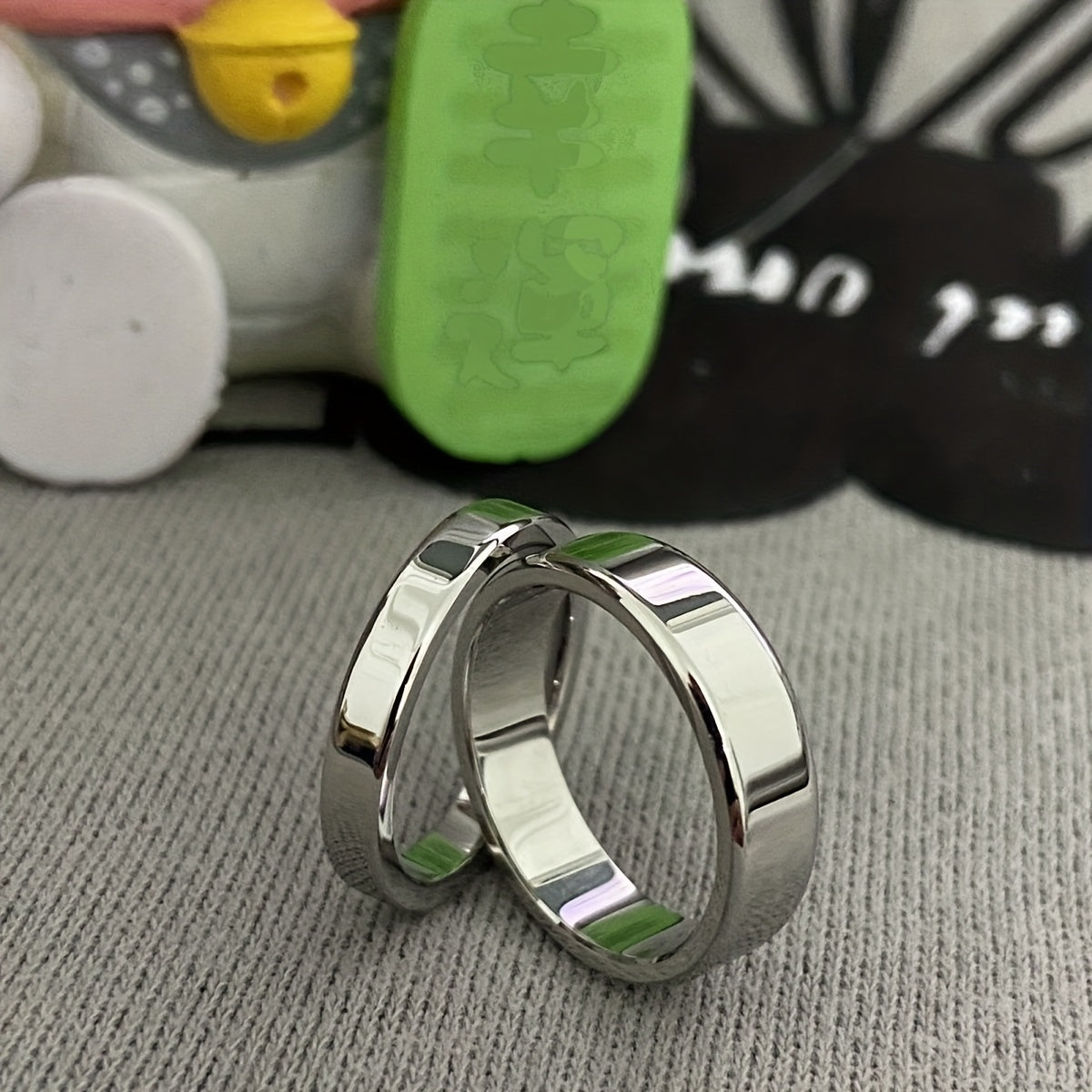 Men's Titanium Steel Ring Smooth Surface