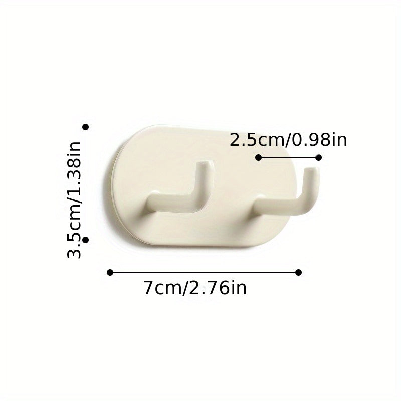 Iron Art Adhesive Hook Cream Style Strong Adhesive Kitchen Bathroom Hook