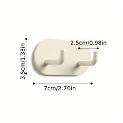 Iron Art Adhesive Hook Cream Style Strong Adhesive Kitchen Bathroom Hook