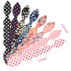 Bohemia Style Hair Bun Maker Ditsy Floral Print Headwear