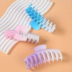3pcs Gradient Candy Hair Claw Ponytail Holder