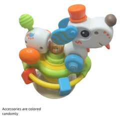 Colorful Suction Cup Spinner Toy Fun Animal Theme Rotator for Windows & Bathtubs