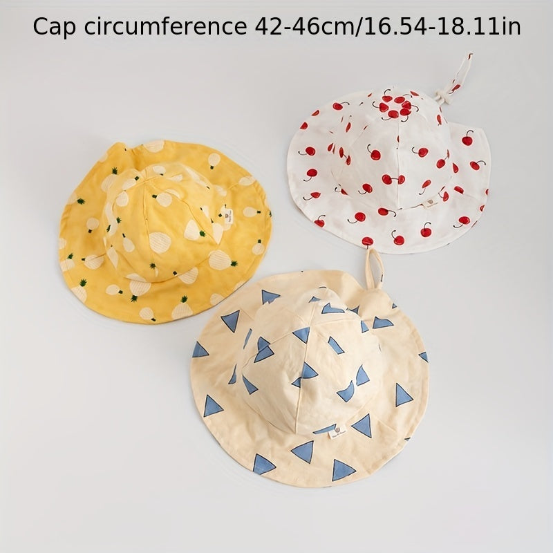 Unisex Baby Sunscreen Hat Fisherman Hat Children's Basin Hat Summer Sun Hat