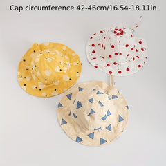 Unisex Baby Sunscreen Hat Fisherman Hat Children's Basin Hat Summer Sun Hat