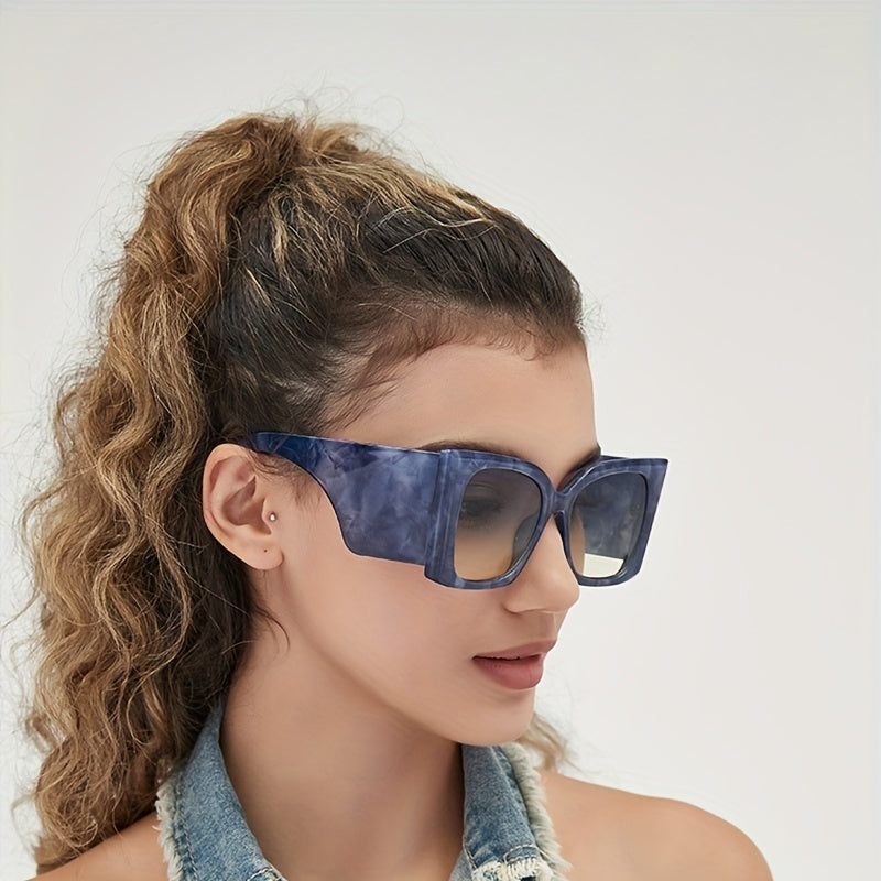 Marbling Cat Eye Sunglasses UV400 Sun Shades for Summer