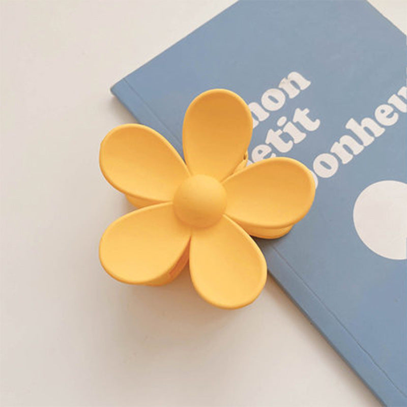Sweet Matte Hair Claw Clip Flower Hairpin Hair Accessories