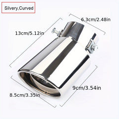 Universal Car Exhaust Tip Stainless Steel Auto Muffler Tail Pipe Car Accessories