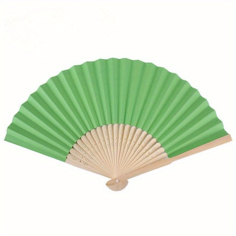 Bamboo Folding Fans for Wedding Party Decor