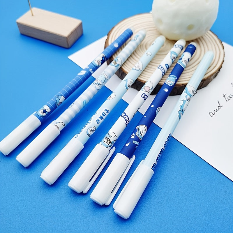 6pcs Style Gel Pen Shark 0 5mm Erasable Pen