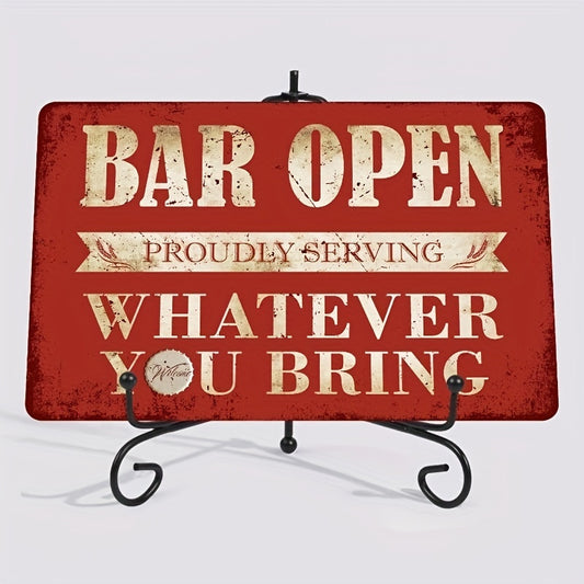 Vintage Bar Sign Decor Funny Bar Open Signs For Home Bar Man Cave Decor