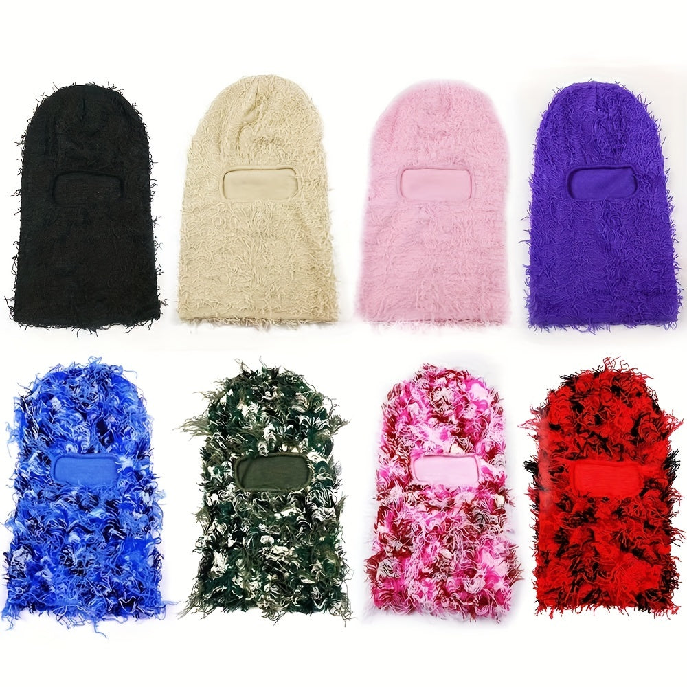 Autumn Winter Balaclava Outdoor Knitted Camouflage Hat