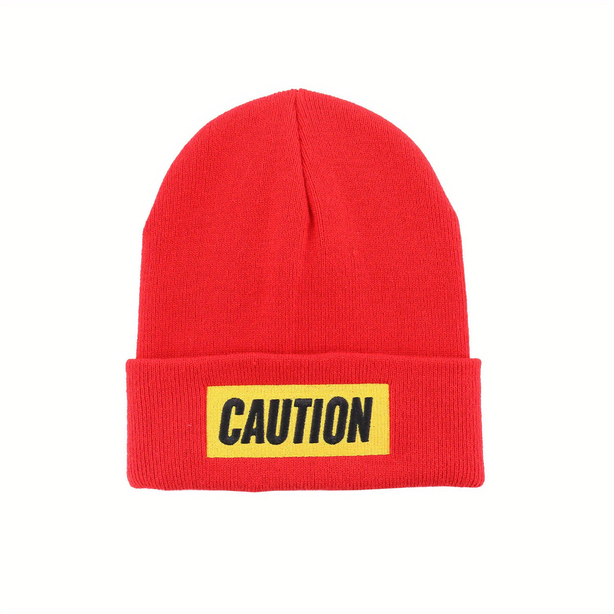 Printed Beanie Solid Knit Hat Warm Skull Hat Casual Coldproof Beanie