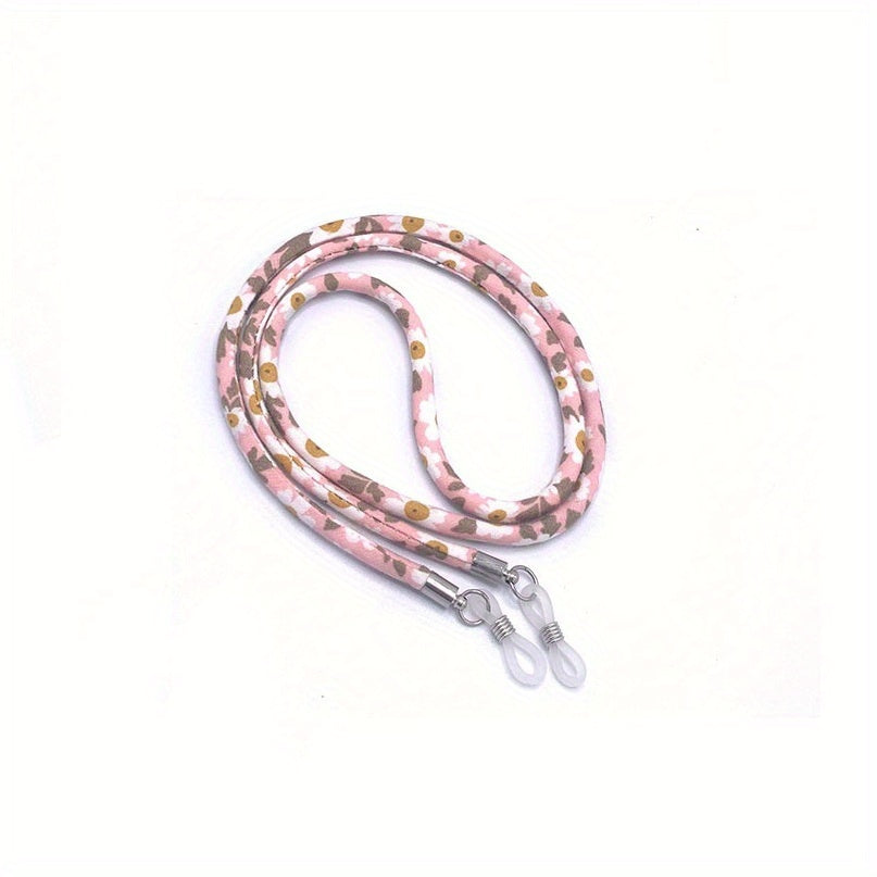 Adjustable Glasses Cord Ditsy Floral Print Minimalist Anti Slip Accessory