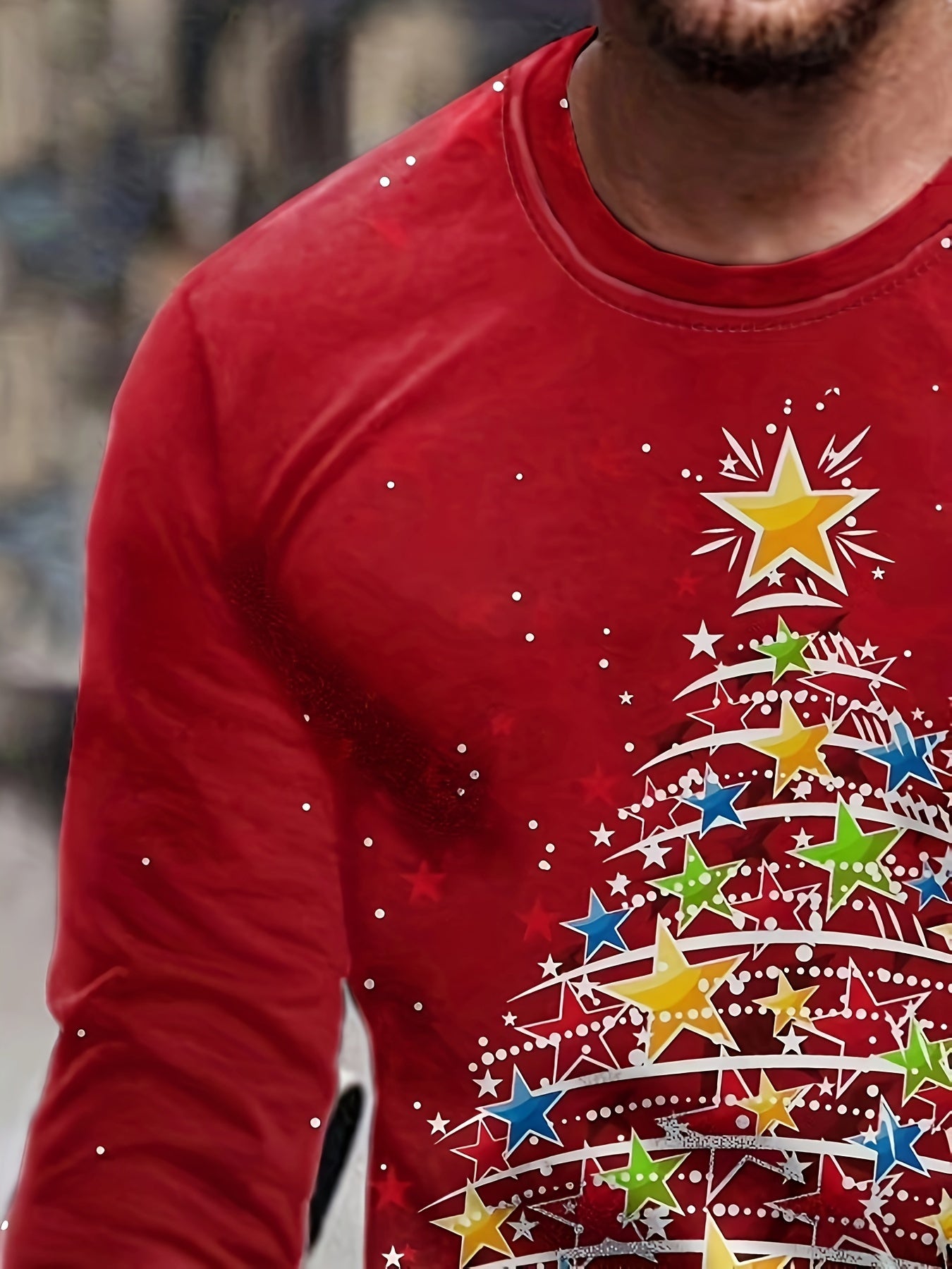 Christmas Tree Men's Long Sleeve Tee