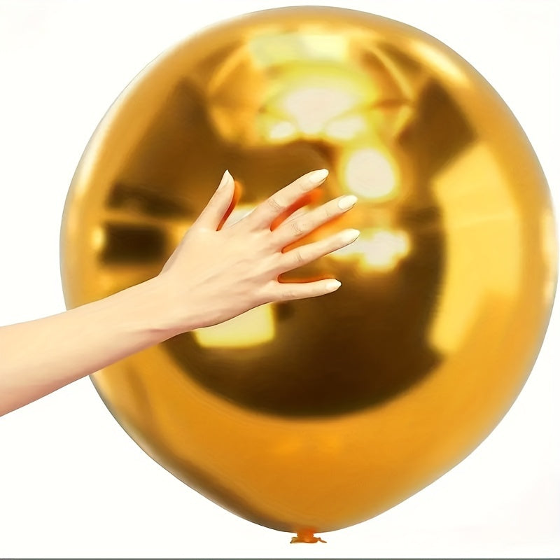 5 Metallic Balloons 45 72 Cm Latex Balloons Party Decorations