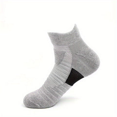 3 Pairs Breathable Anti-Slip Ankle Socks for Sports, Basketball, Jogging