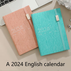 A5 Strap Notebook for Time Management and Planning