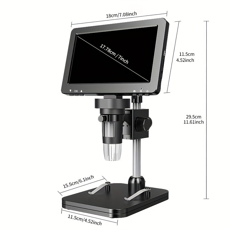 7 inch Digital Microscope Circuit Board Repair Magnifying Glass
