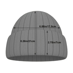 1pc LOSER Pattern Men's Knitted Cap Winter Warm Cap