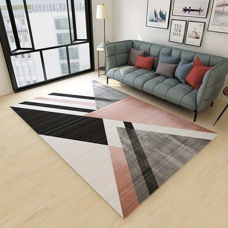 Modern Abstract Area Rug for Living Room Bedroom Dining