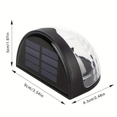 6pcs 6LED Solar Fence Lights Waterproof Outdoor Light