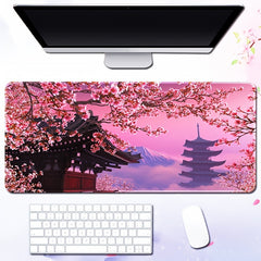 Japanese Style Natural Rubber Oversized Non Slip Mouse Pad for Laptop Desks