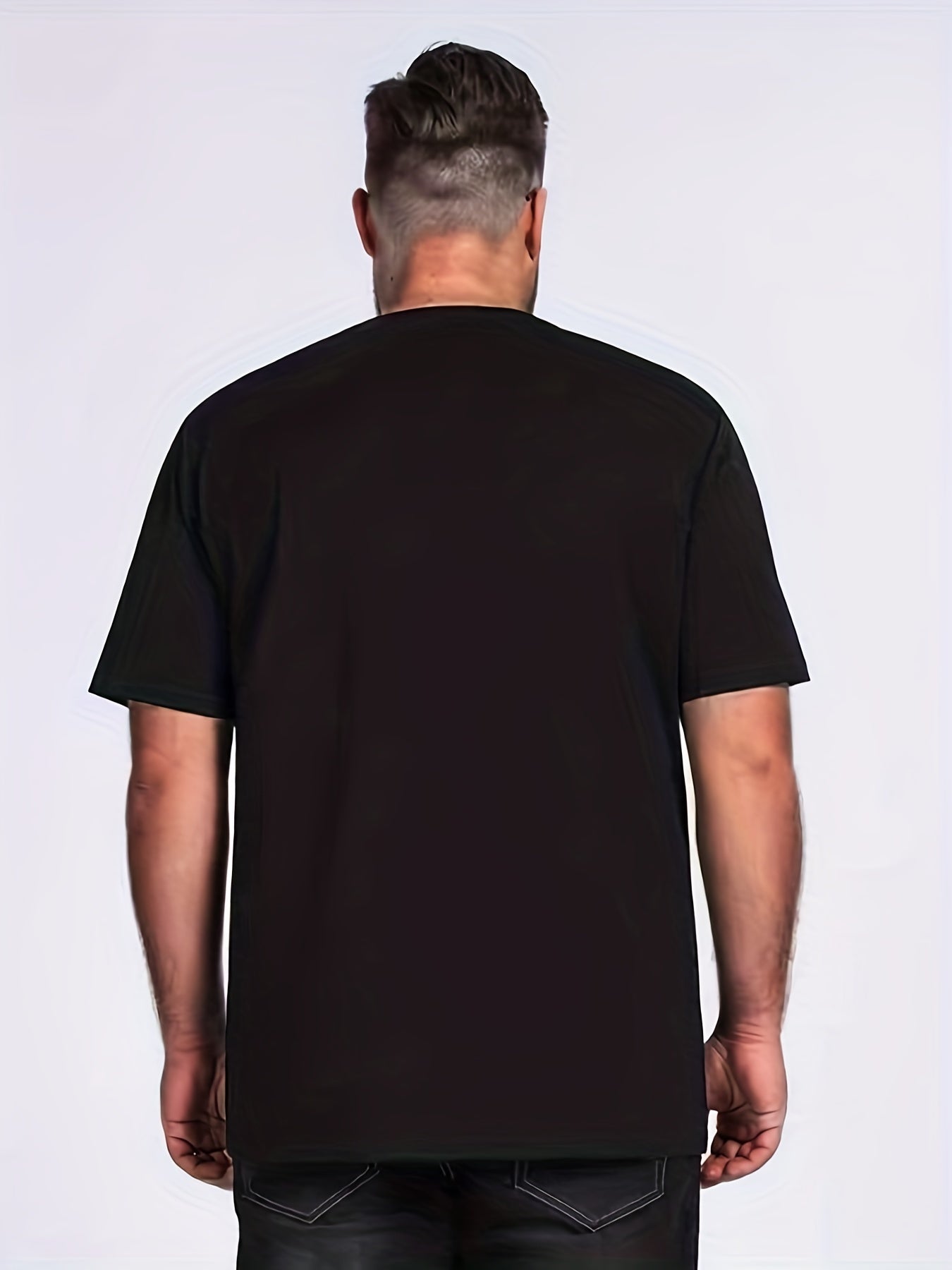 Never Trust The Living Men's Letter Print T shirt