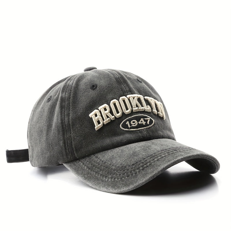 Brooklyn Embroidered Baseball Cap - Unisex
