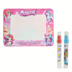 Magic Water Canvas for Kids Portable Art Toy with Underwater Theme