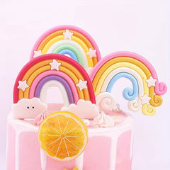 Rainbow Cake Insert Decoration Pride Theme Supplies