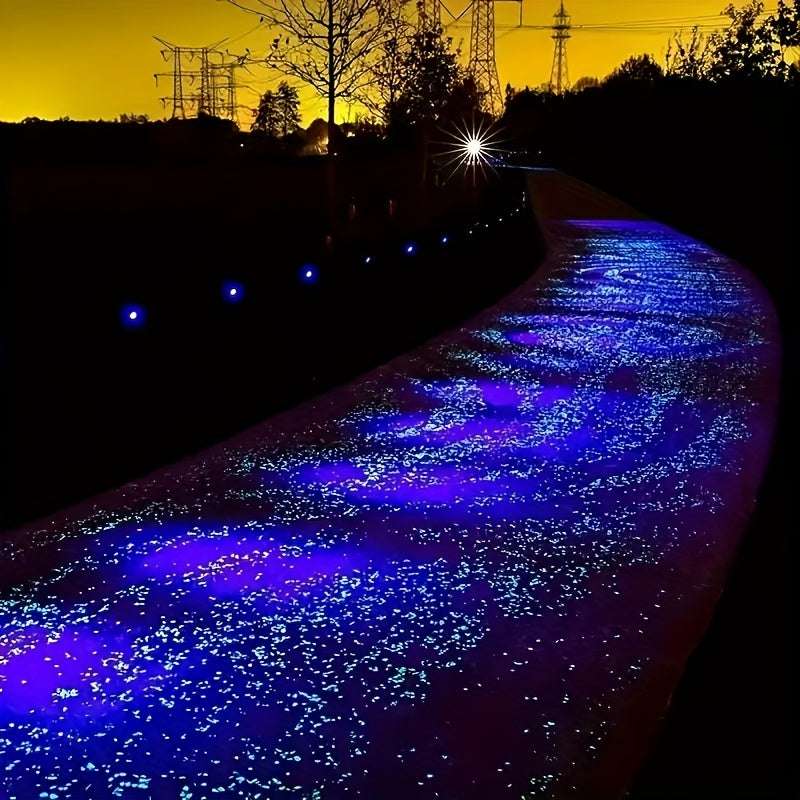 2000pcs Glow In Dark Pebble Stones Path Garden Decor