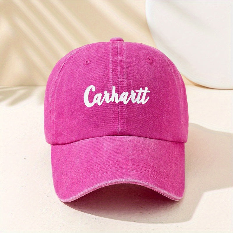 Candy Washed Distressed Baseball Cap Sun Hat