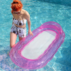 Inflatable Water Hammock Lounger for Pool and Beach Parties