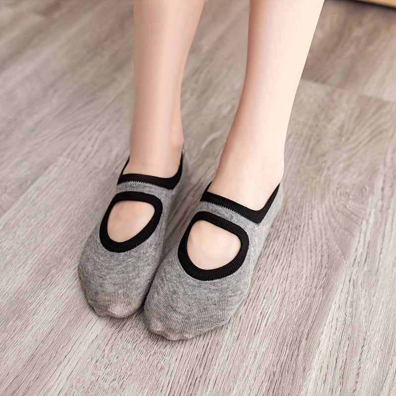 5 Pairs Cut Out Ankle Socks Women's Stockings
