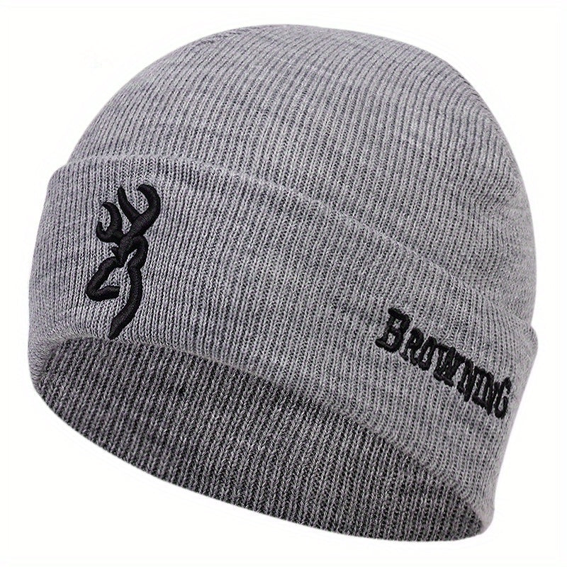 Men's Justice Alphabet Knitted Hat