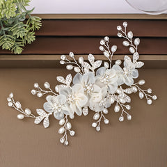 Crystal Bridal Hair Comb Pearl Wedding Hair Comb Bridal Comb