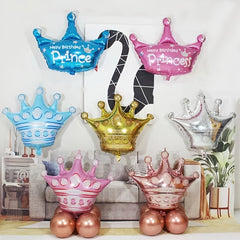 Golden Crown Aluminum Film Balloon Wedding Birthday Party Decoration