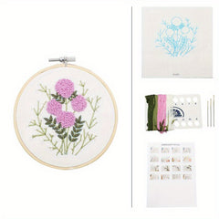 European Plant Pattern Embroidery DIY Material Package Gift