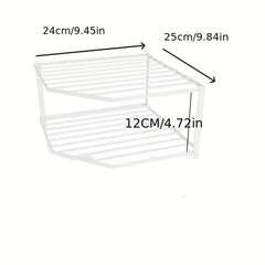 Kitchen Countertop Shelf Cookware Storage Rack Sink Pot Rack Cupboard Organizer