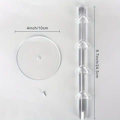 Clear Acrylic Eyeglasses Stand Holder Organizer