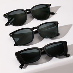 3pcs Men's Travel Casual Sunglasses Set