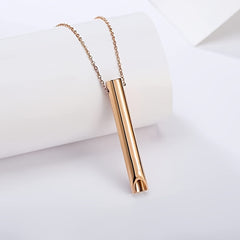 Punk Steel Necklace for Meditation Anxiety Relief Yoga Men