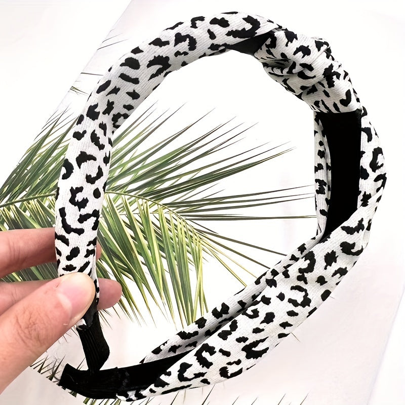 Knotted Polyester Headband Elastic Women's Hair Accessories