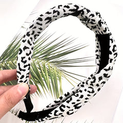 Knotted Polyester Headband Elastic Women's Hair Accessories