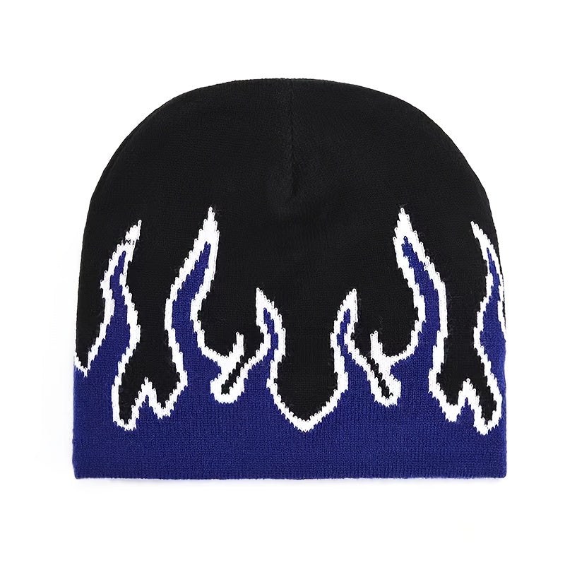 Jacquard Knit Beanie Hat Warm Cap for Women