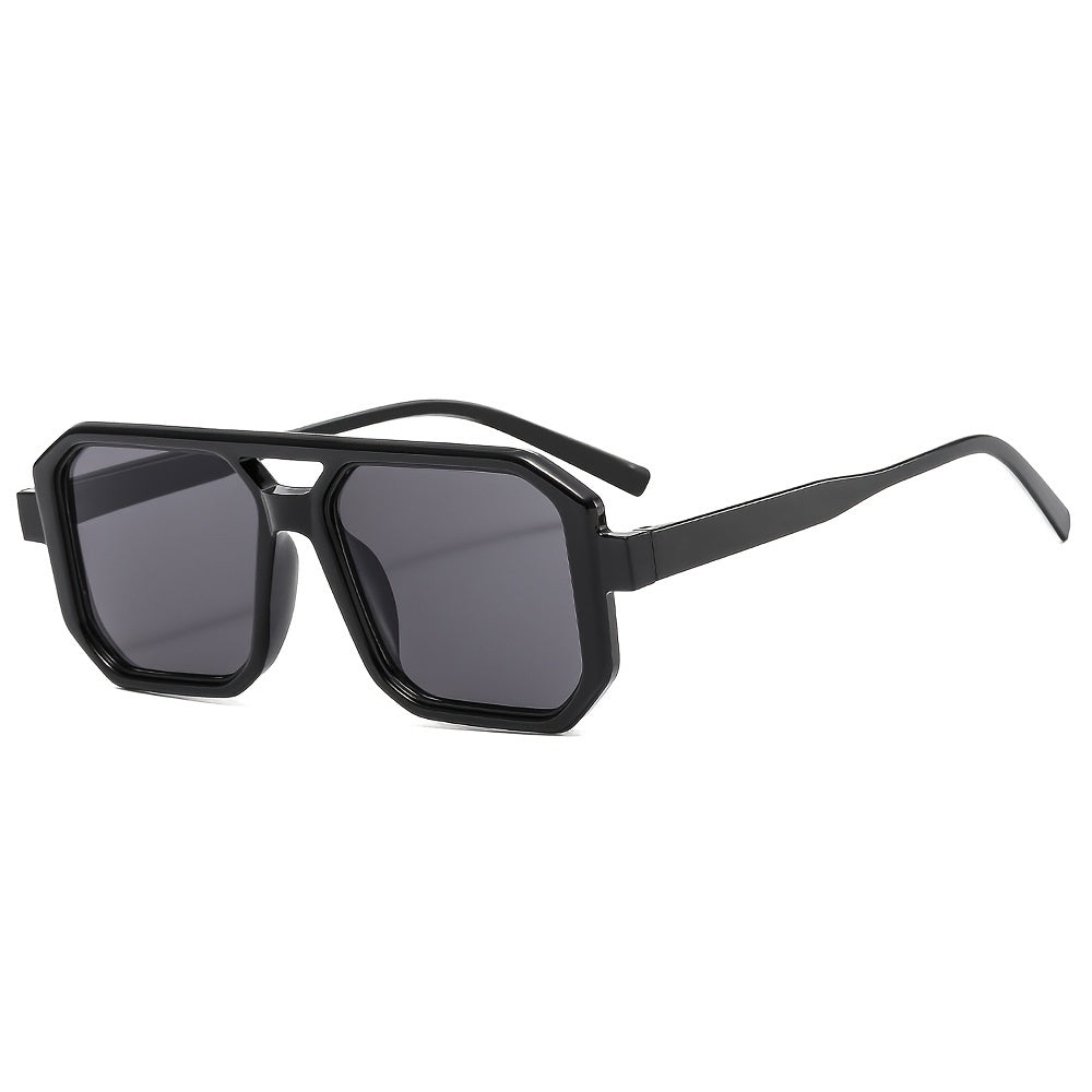 Men's Double Beam Large Frame Sunglasses