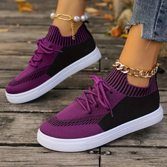 Breathable Flying Woven Shoes Lightweight Casual Running Sneakers