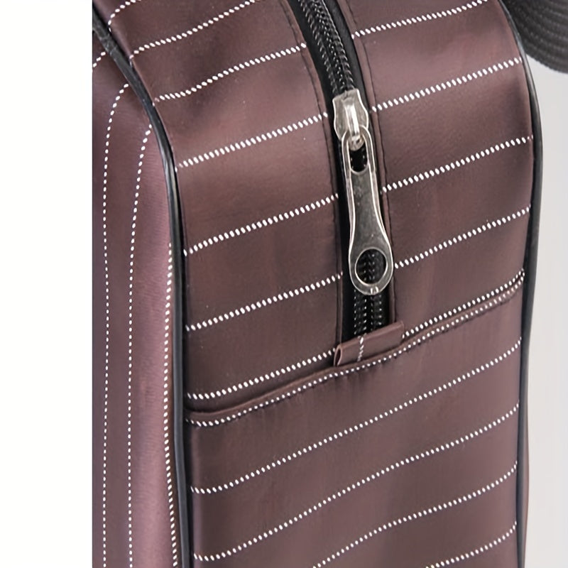 Striped Toiletry Bag Waterproof Travel Business Trip Storage Cosmetic Bag